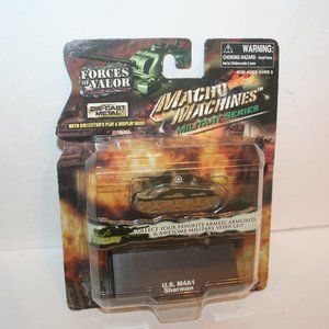 Forces Of Valor Macho Machines U.S. M4A1 Sherman Diecast Tank (2009) NEW
